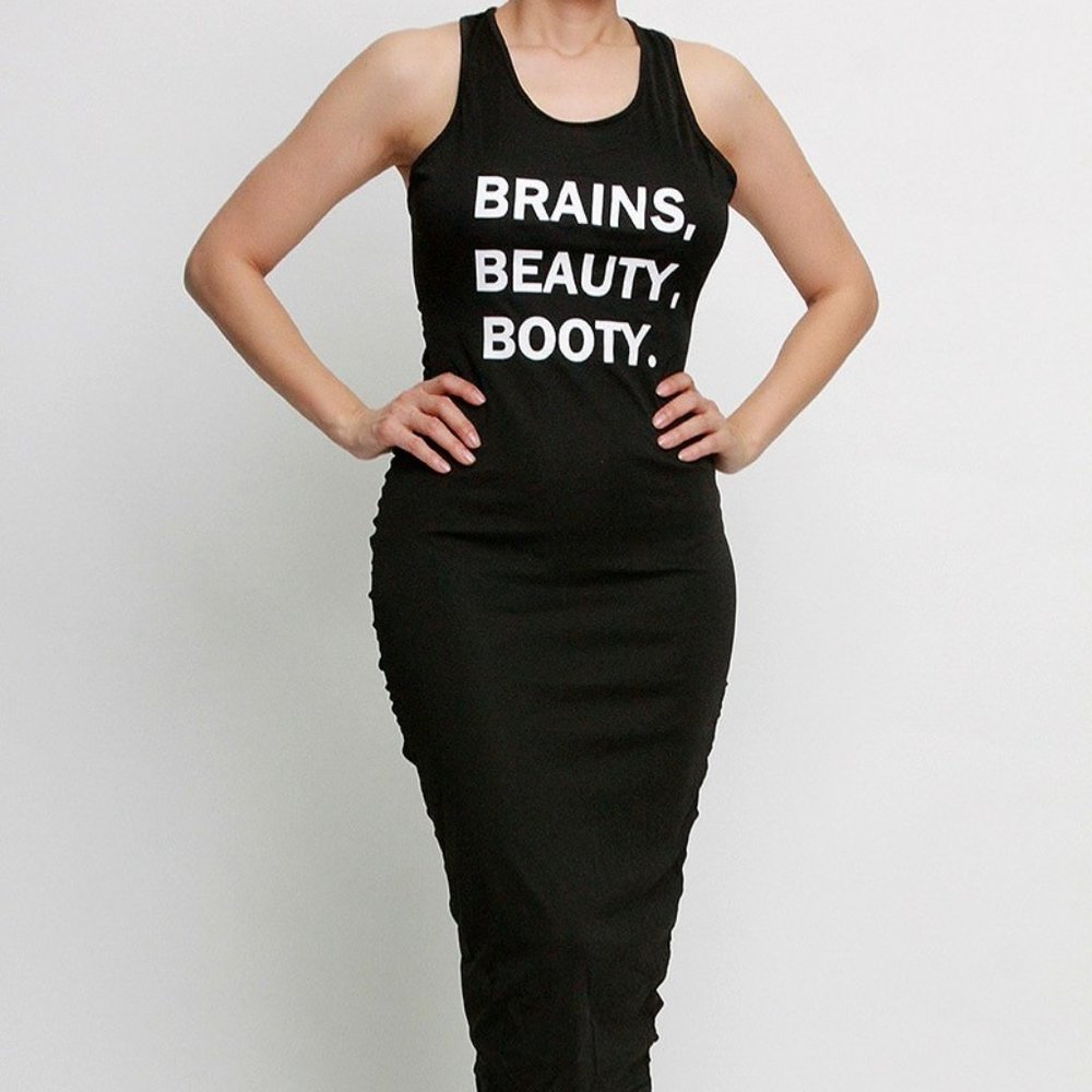 🔥 SNATCHED Black Sleeveless Dress